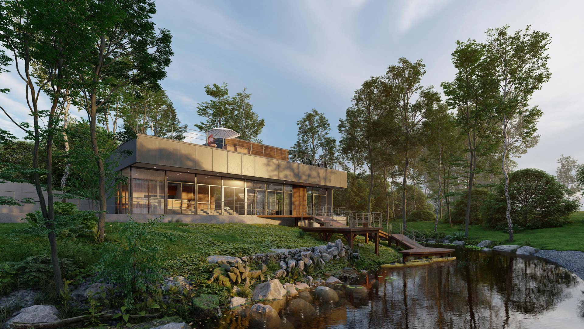House on the River | Lumion Architectural Visualization 2