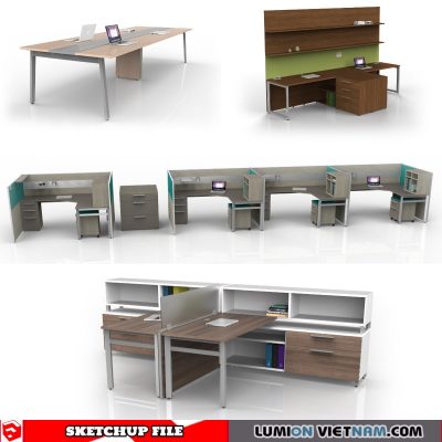 OFFICE DESK [SKETCHUP MODEL]