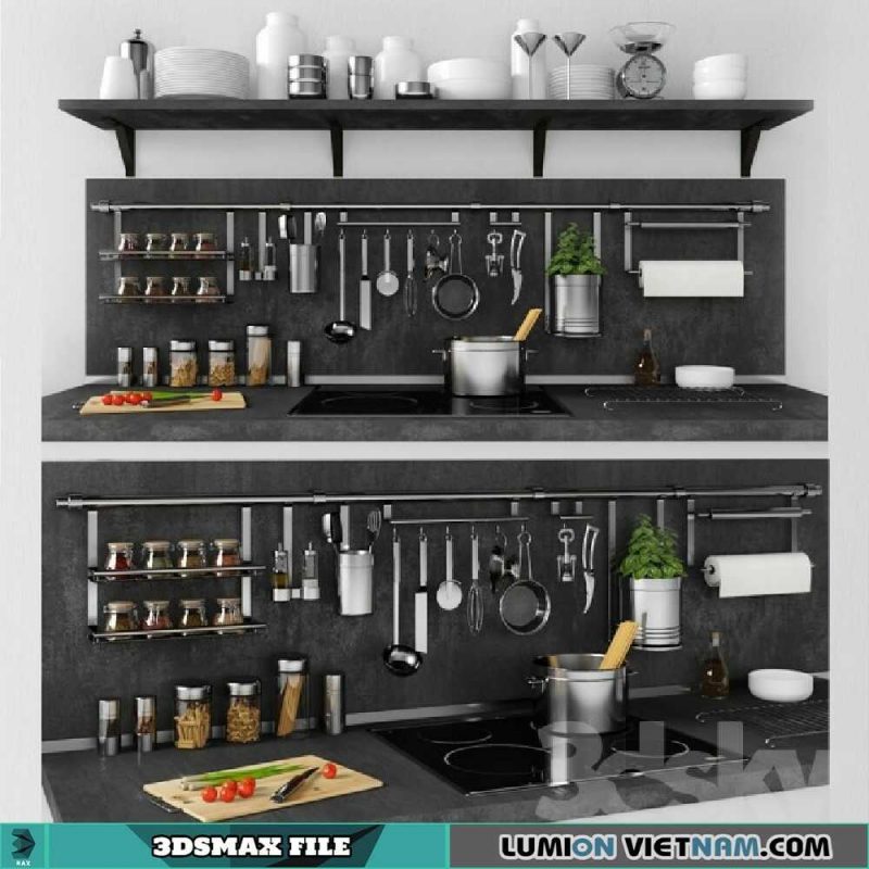 KITCHEN SKETCHUP SCENES Lumion Vi T Nam   Kitchen Utensils 22 3Dsmax Model 800x800 