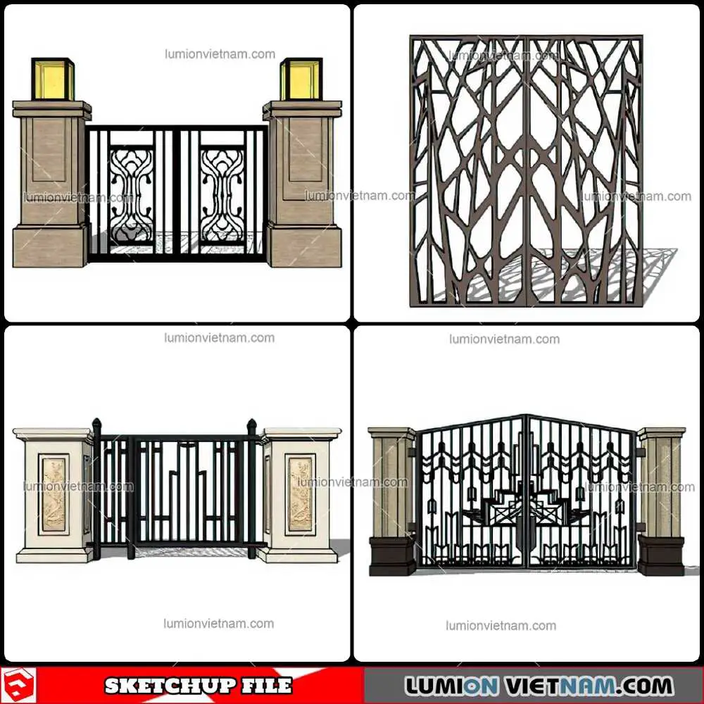 CNC Wall Panel - Sketchup Models By Cuong Covua