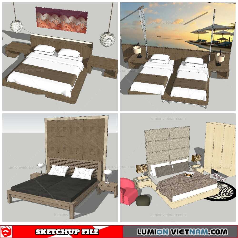 Combo-Bed-(20)-Sketchup-Models