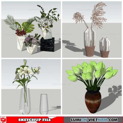 Plant Decor - Sketchup Models By Nha Tay