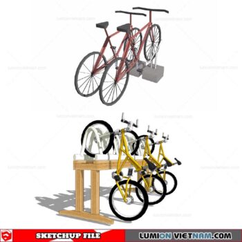 Bike Rack - Sketchup Models