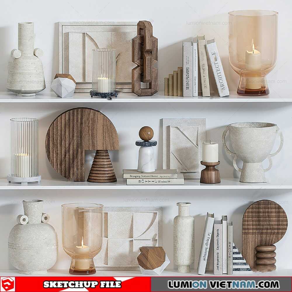 Decorative Shelf - Sketchup Models By Cuong Covua