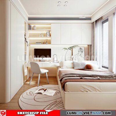 Bedroom - Sketchup Interior Scene By Duong Quang Quan