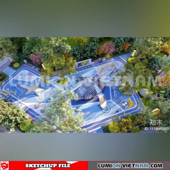 260711 Outdoor Playground Sketchup Models