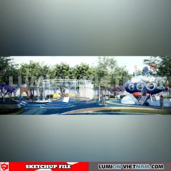260711 Outdoor Playground Sketchup Models