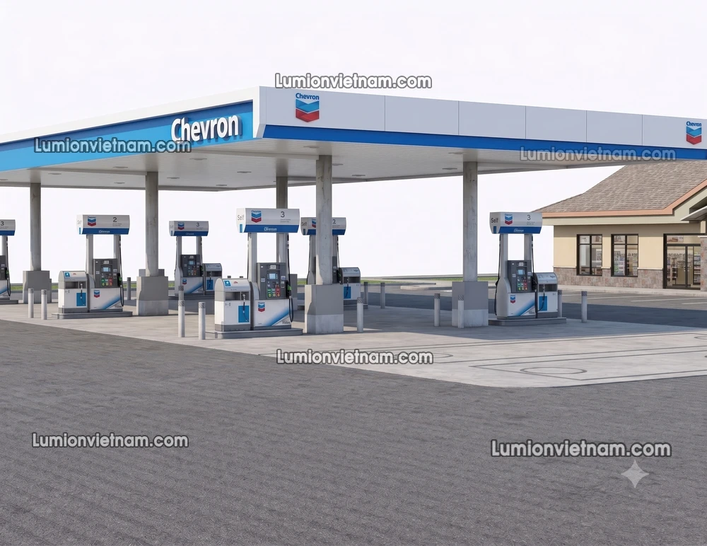 260720 Gas Station Material 48 Sketchup Model