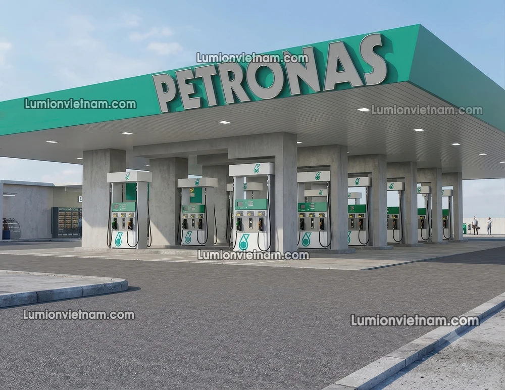 260720 Gas Station Material 54 Sketchup Model