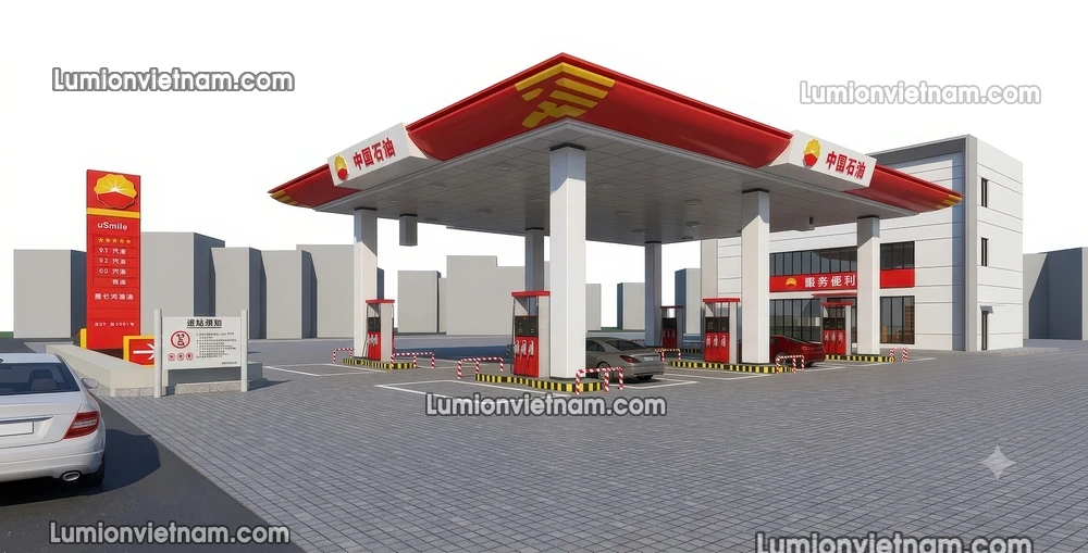 260720 Gas Station Material 79 Sketchup Model