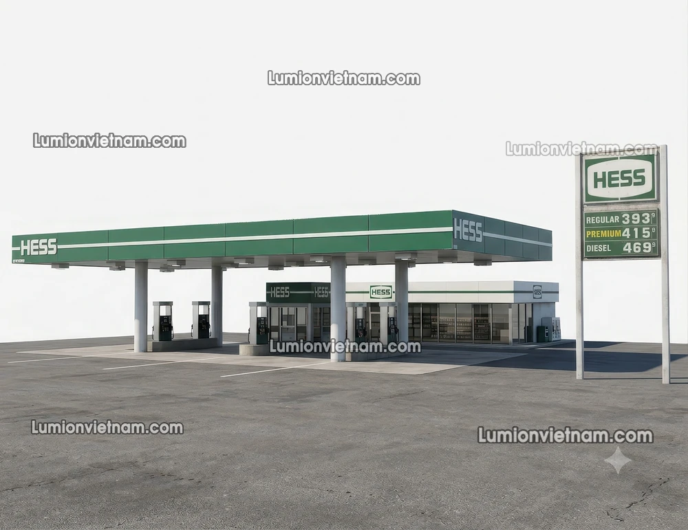 260720 Gas Station Material 82 Sketchup Model
