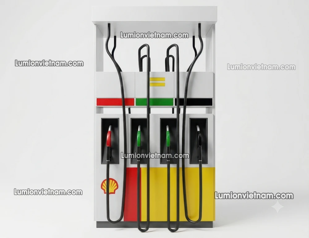 260720 Gas Station Material 87 Sketchup Model