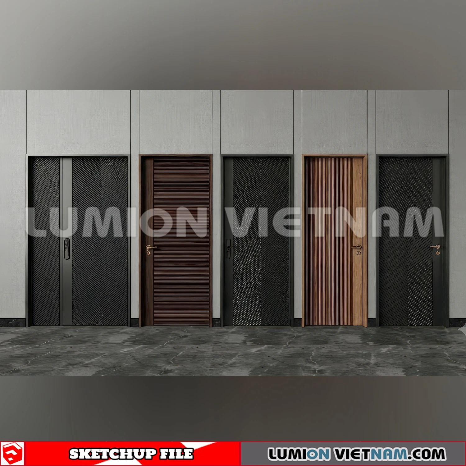 260720 Security Door_22 Sketchup Models