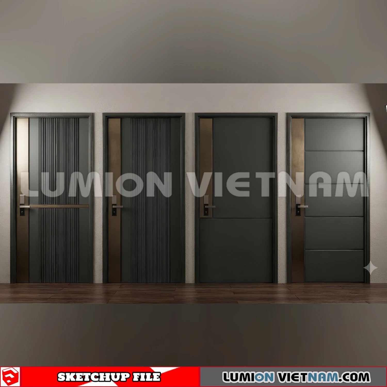 260720 Security Door_55 Sketchup Models