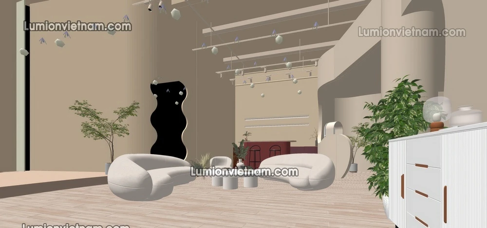 260727 Wabi Sabi Dining Space 11 Sketchup Model