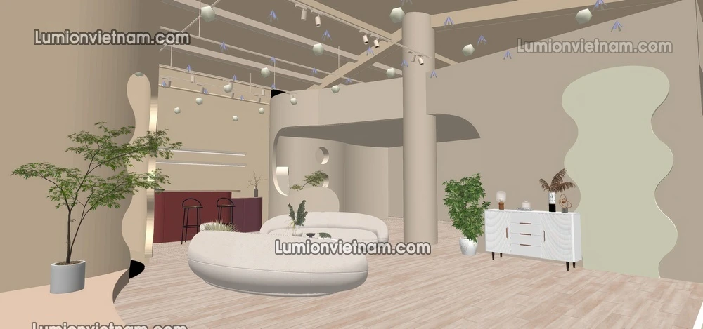260727 Wabi Sabi Dining Space 11 Sketchup Model