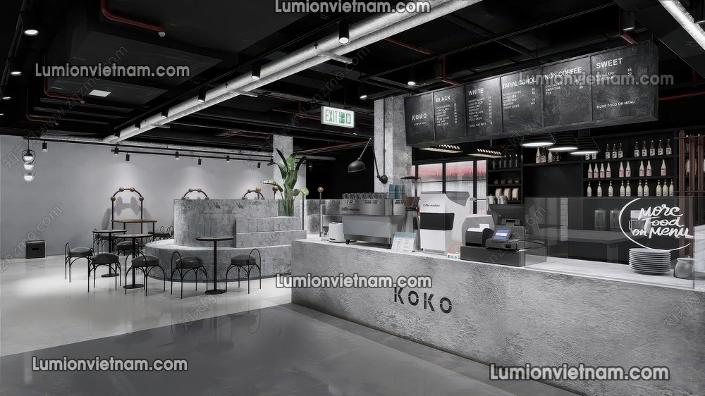 260727 Wabi Sabi Dining Space 16 Sketchup Model