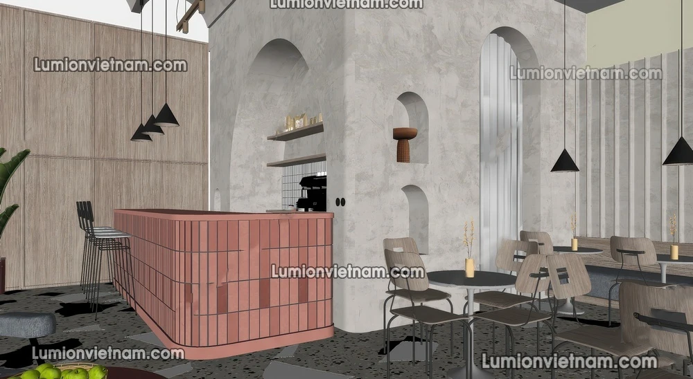 260727 Wabi Sabi Dining Space 2 Sketchup Model