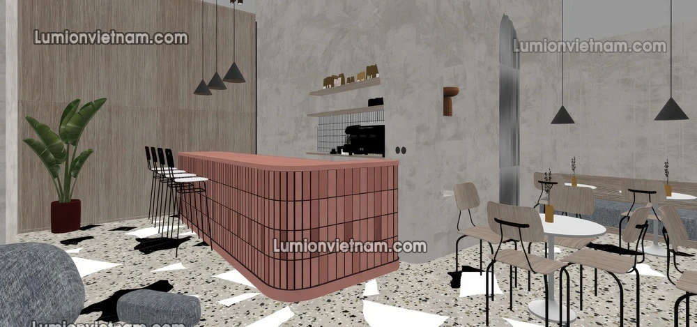 260727 Wabi Sabi Dining Space 2 Sketchup Model