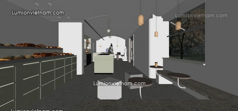 260727 Wabi Sabi Dining Space 3 Sketchup Model
