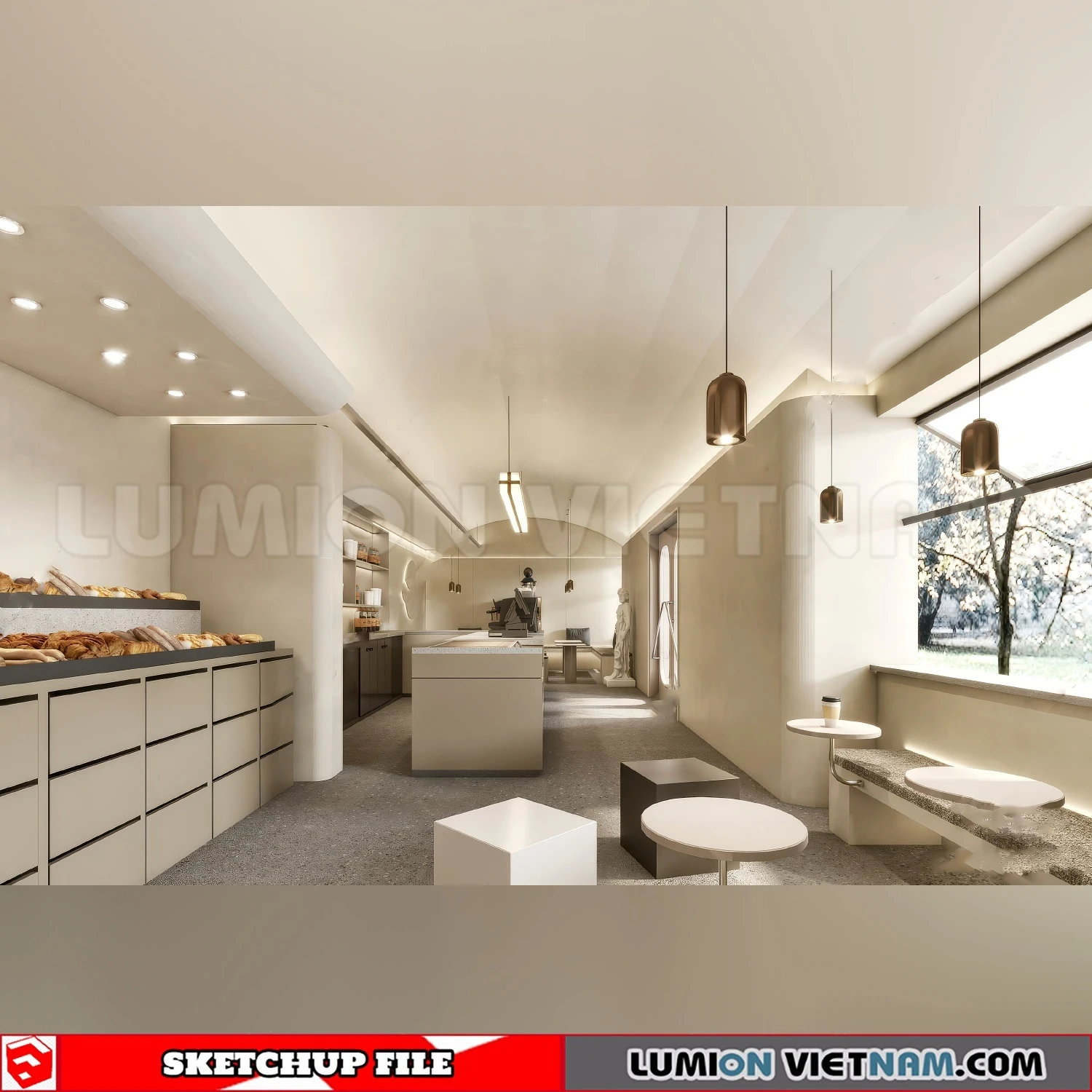 260727 Wabi Sabi Dining Space 3 Sketchup Models