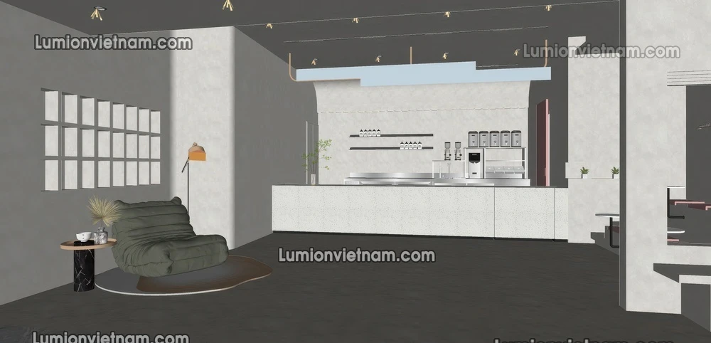 260727 Wabi Sabi Dining Space 4 Sketchup Model