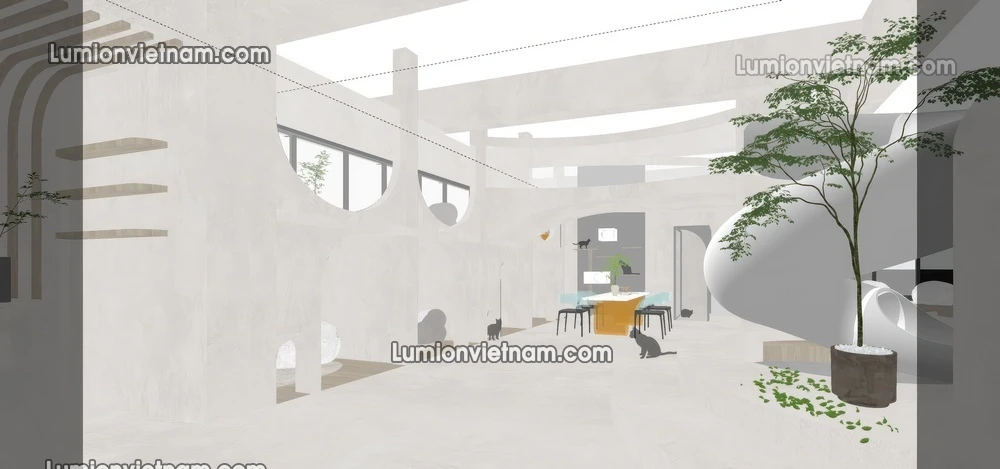 260727 Wabi Sabi Dining Space 5 Sketchup Model