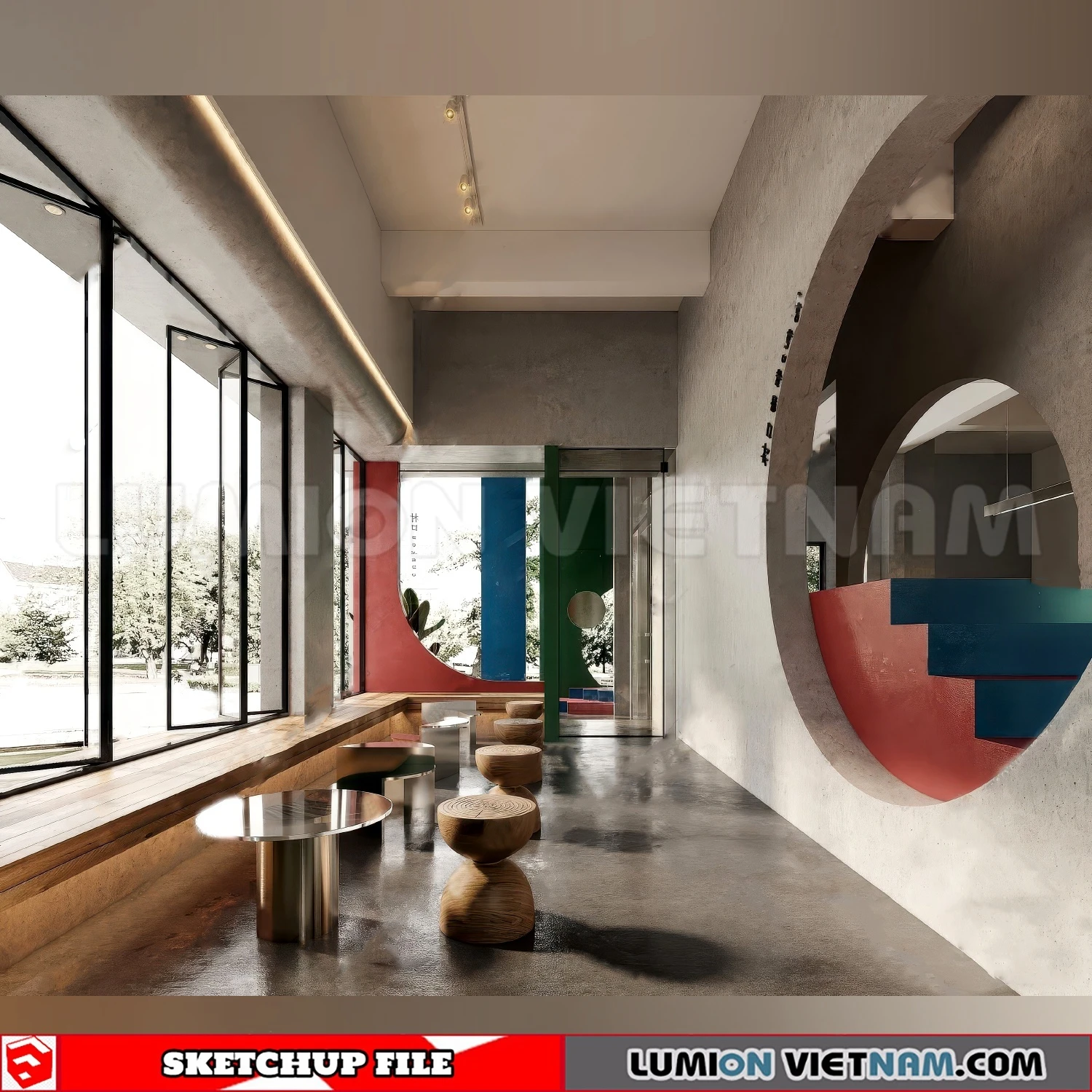260727 Wabi Sabi Dining Space 7 Sketchup Models