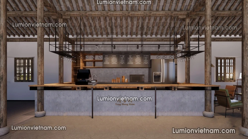 260727 Wabi Sabi Dining Space 8 Sketchup Model
