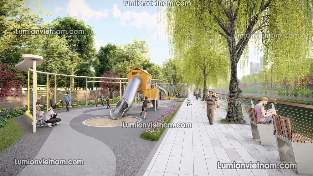 260729 Linear Park 10 Sketchup Model