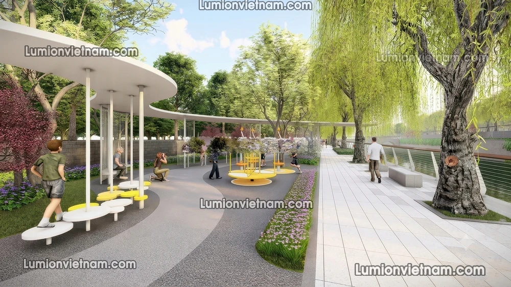 260729 Linear Park 10 Sketchup Model