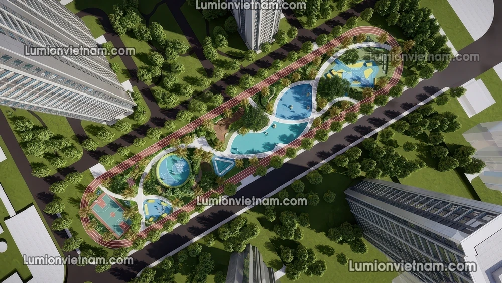 260729 Linear Park 11 Sketchup Model