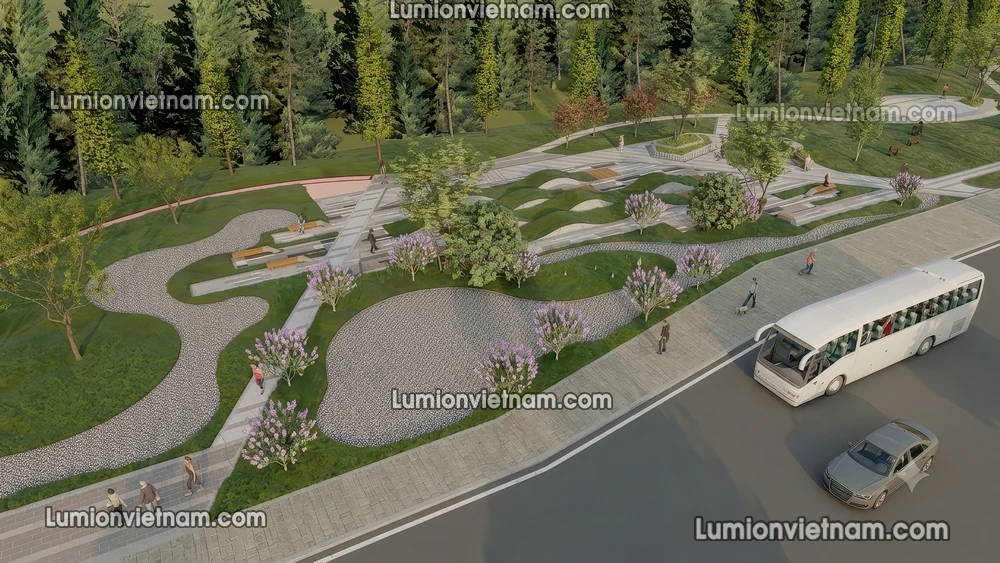260729 Linear Park 12 Sketchup Model