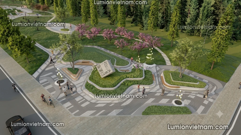 260729 Linear Park 12 Sketchup Model