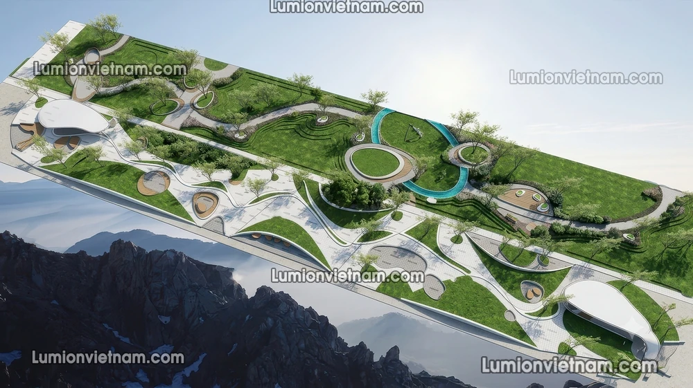 260729 Linear Park 14 Sketchup Model