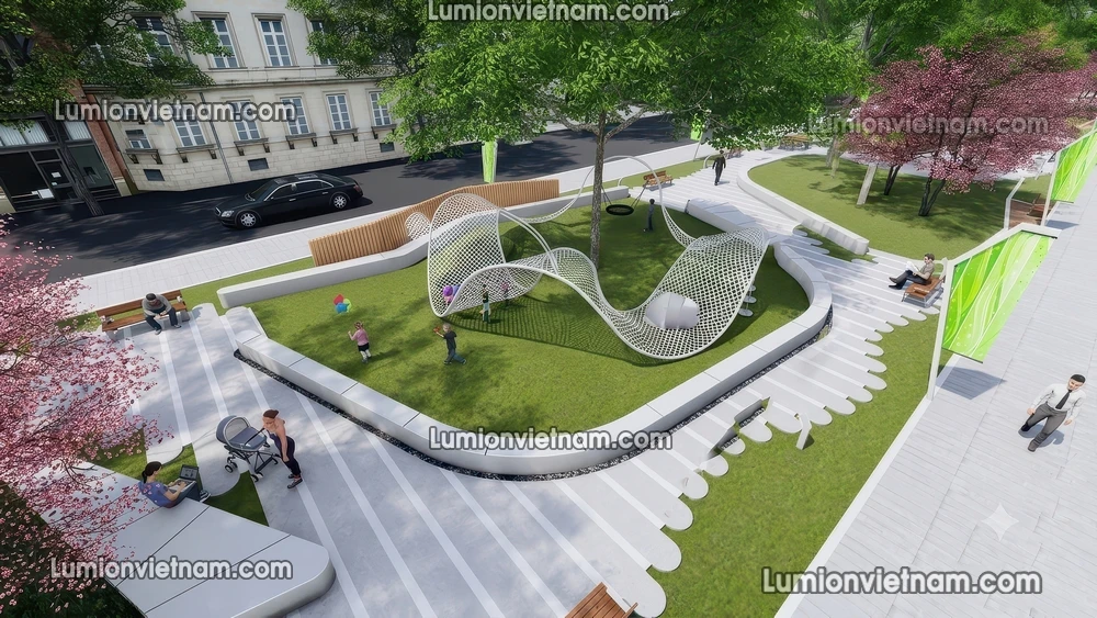 260729 Linear Park 16 Sketchup Model