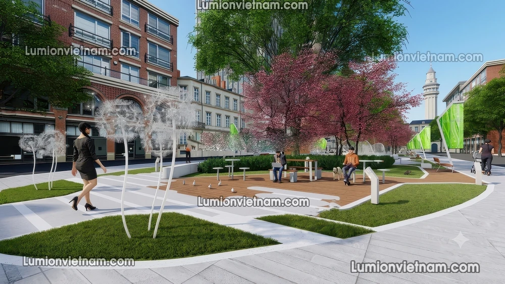260729 Linear Park 16 Sketchup Model