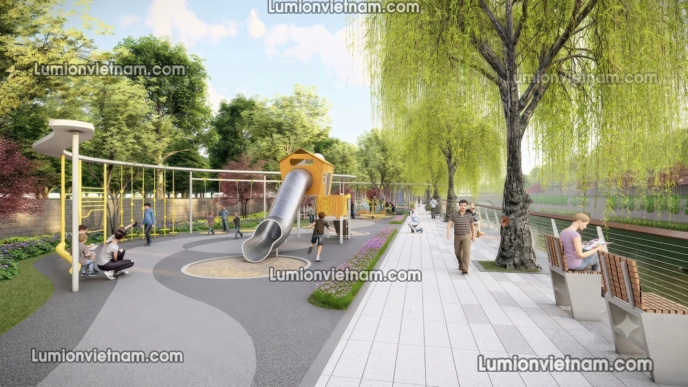 260729 Linear Park 18 Sketchup Model