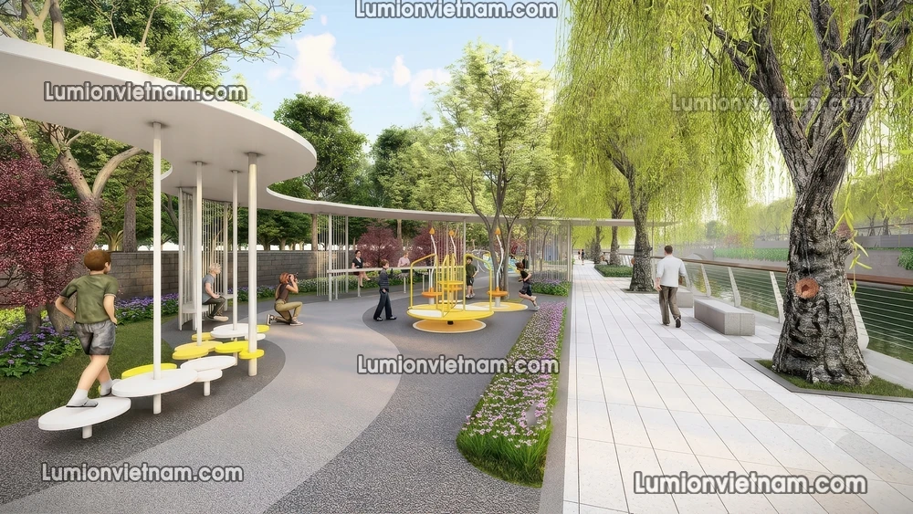 260729 Linear Park 18 Sketchup Model