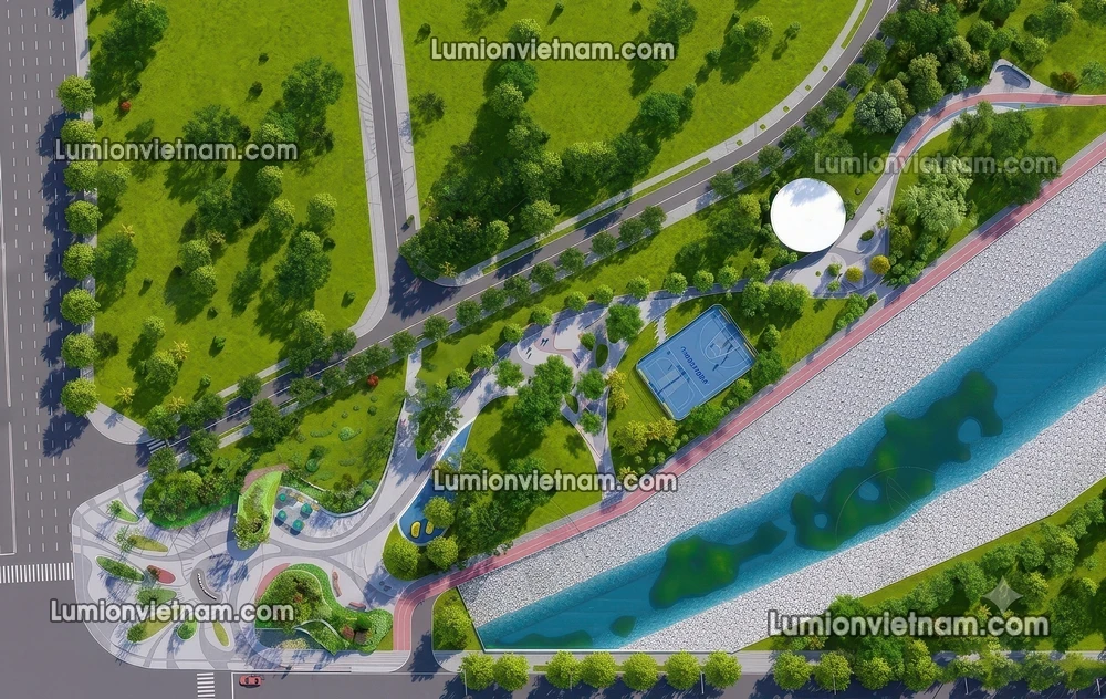 260729 Linear Park 19 Sketchup Model