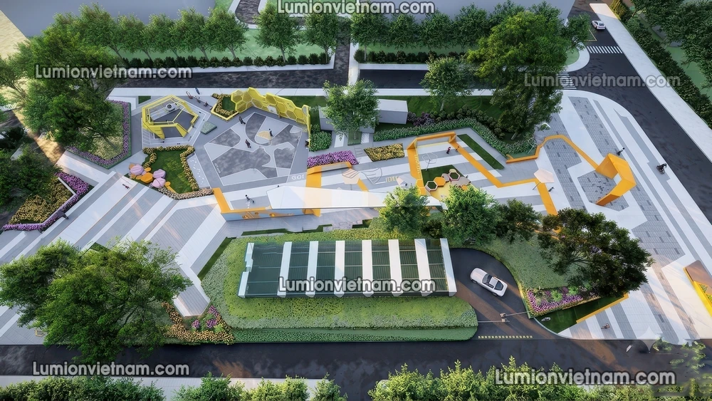 260729 Linear Park 2 Sketchup Model