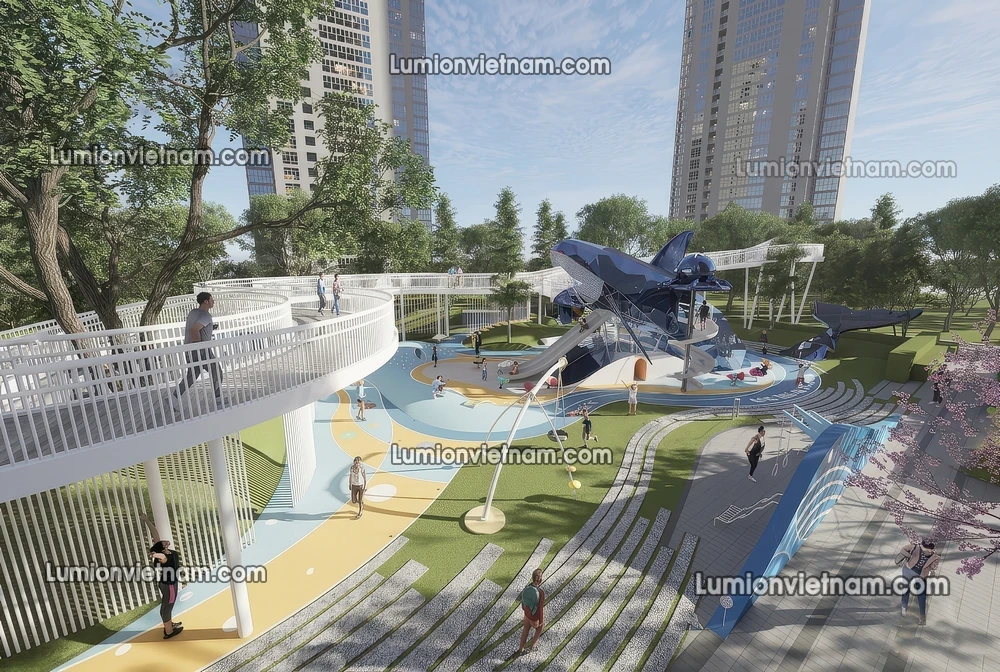 260729 Linear Park 21 Sketchup Model