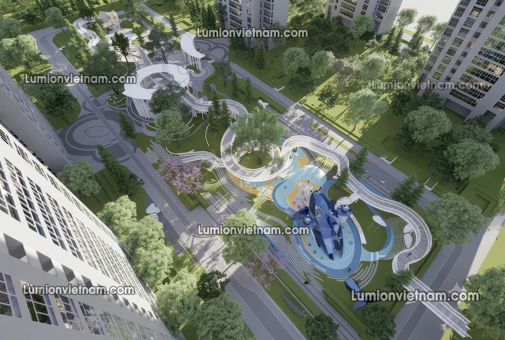 260729 Linear Park 21 Sketchup Model