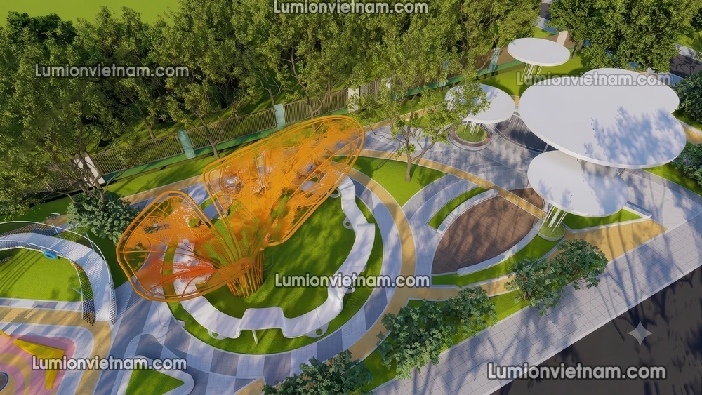 260729 Linear Park 23 Sketchup Model
