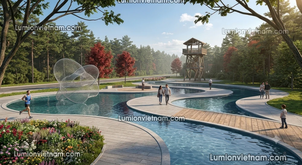 260729 Linear Park 25 Sketchup Model
