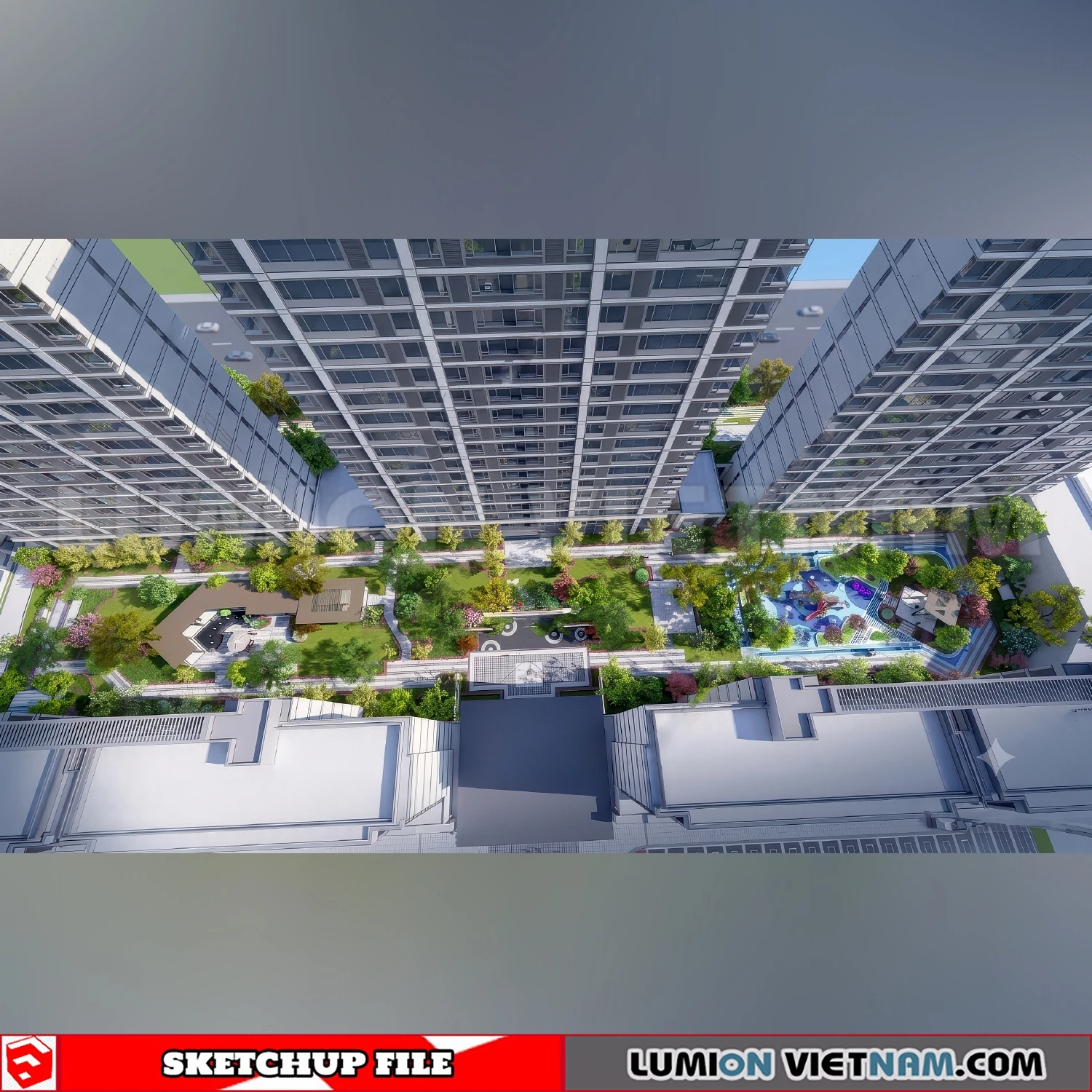 260729 Linear Park 26 Sketchup Models