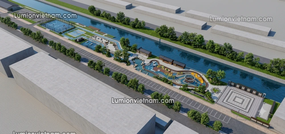 260729 Linear Park 5 Sketchup Model