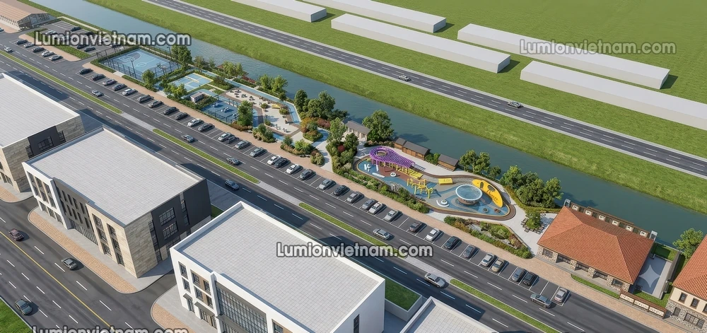 260729 Linear Park 7 Sketchup Model