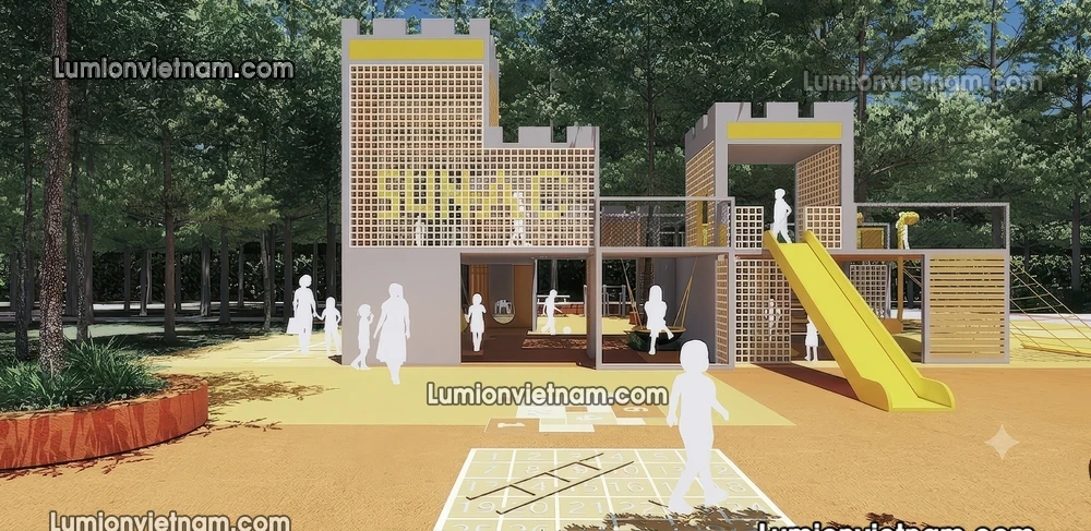 260711 Outdoor Playground 10 Sketchup Model