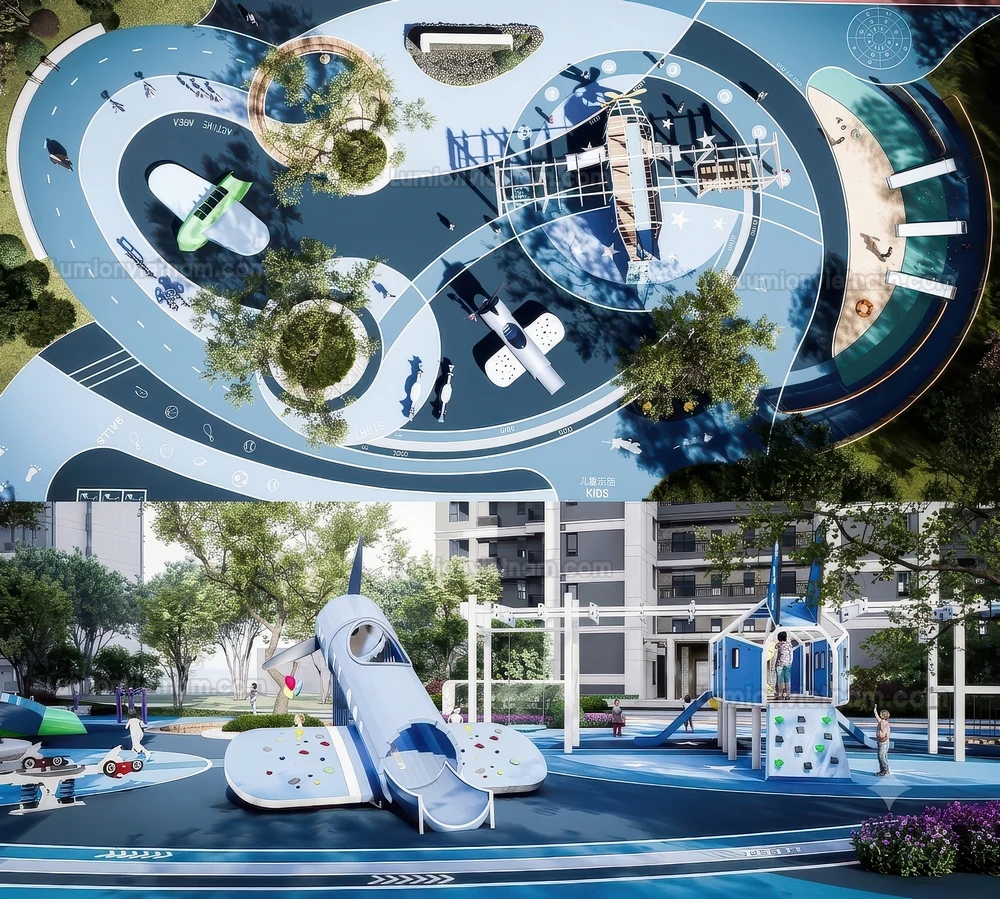 260711 Outdoor Playground 11 Sketchup Model